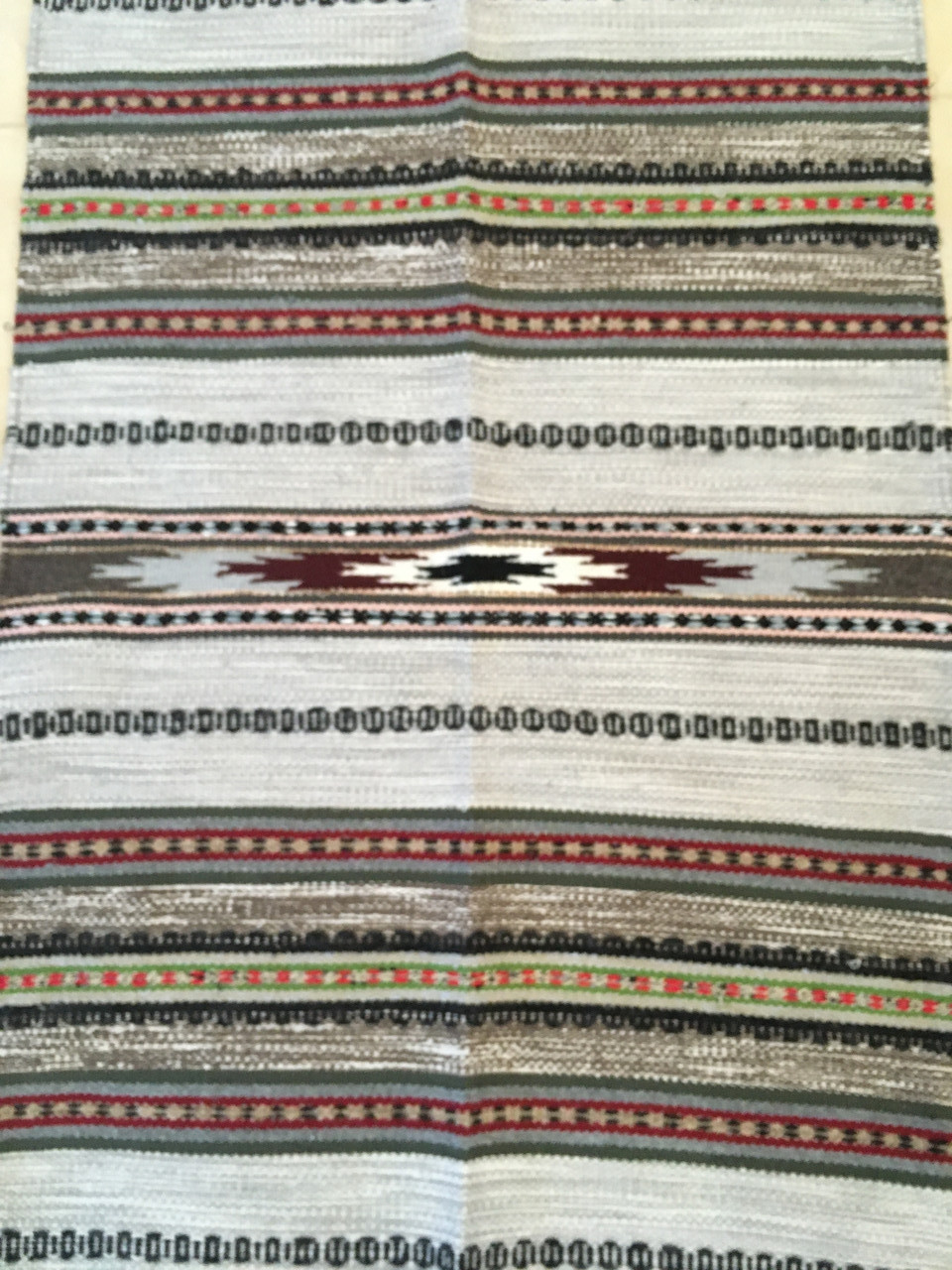 Домоткана доріжка килим ручної роботи шерстяна 100*70см