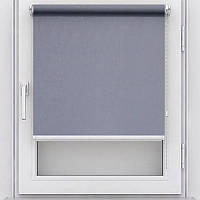 Ролета Besta  Льон Т, відкрита 40 х 185 см, Сірий (7436)