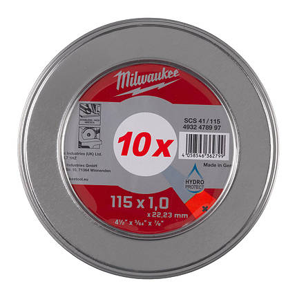 Відрізний диск SCS 41/115x1 PRO+ (10 шт) у металевому боксі, фото 1