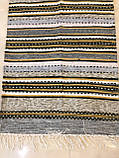 Домоткана доріжка килим ручної роботи шерстяна 100*64см, фото 3