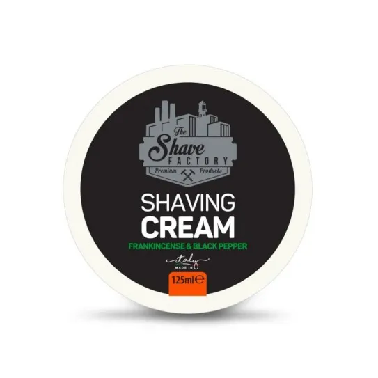 Крем для гоління The Shave Factory Frankincense & Black Pepper Shaving Cream 125 мл