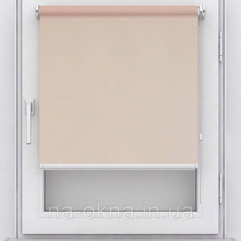 Ролета Besta Льон Т, відкрита 40 х 185 см, Бежевий (2070), фото 1