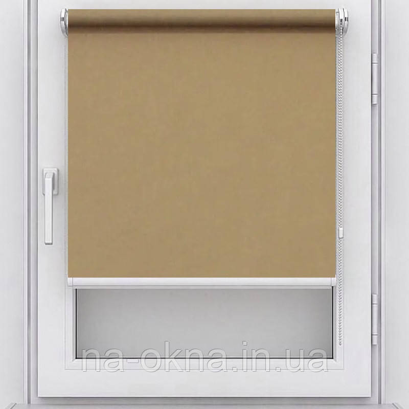 Ролета Besta Льон Т, відкрита 40 х 185 см, Пісочний (0881), фото 1