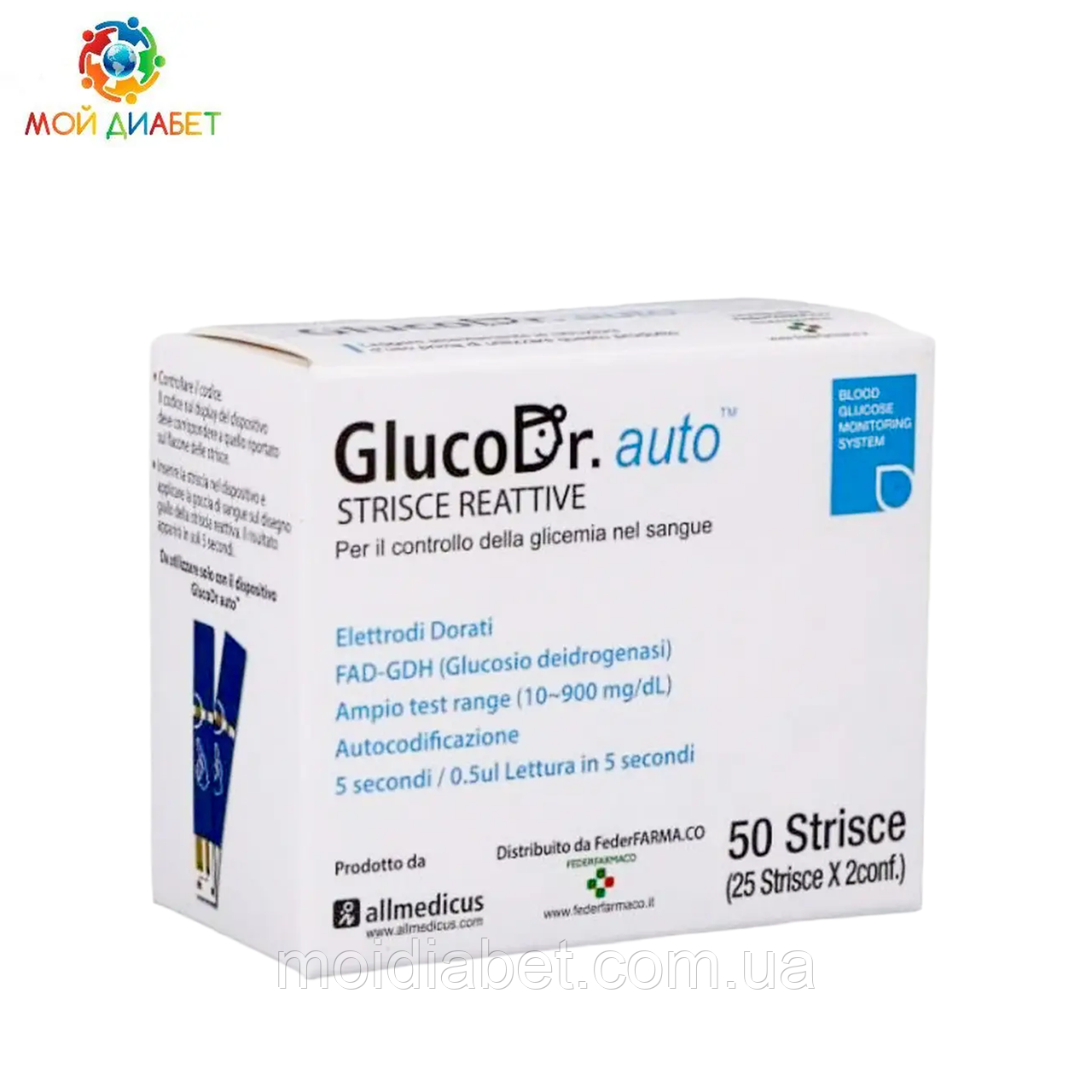 Тест-смужки GlucoDr auto 50 шт.