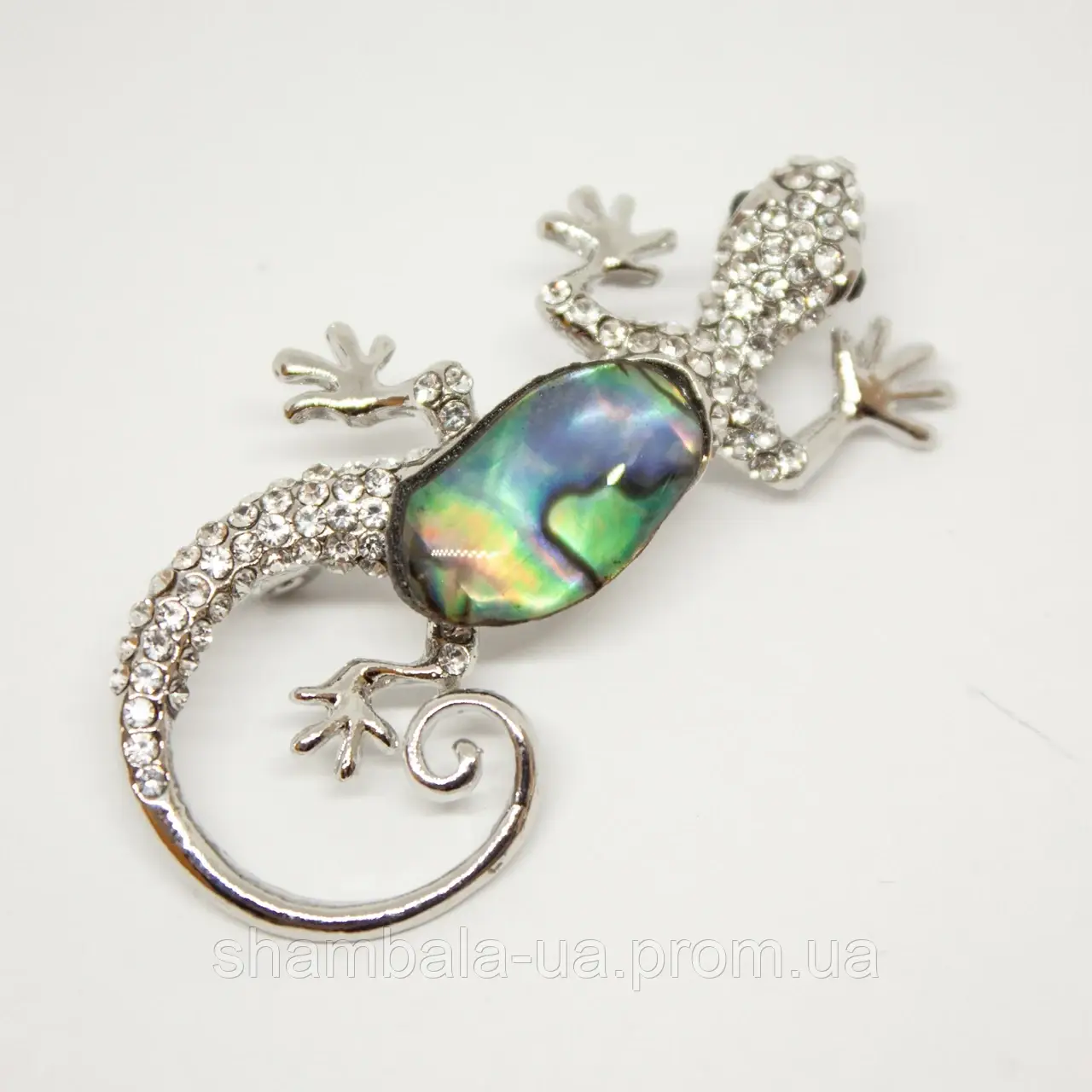 Брошка Xuping Jewelry "Silver lizard" (51949)