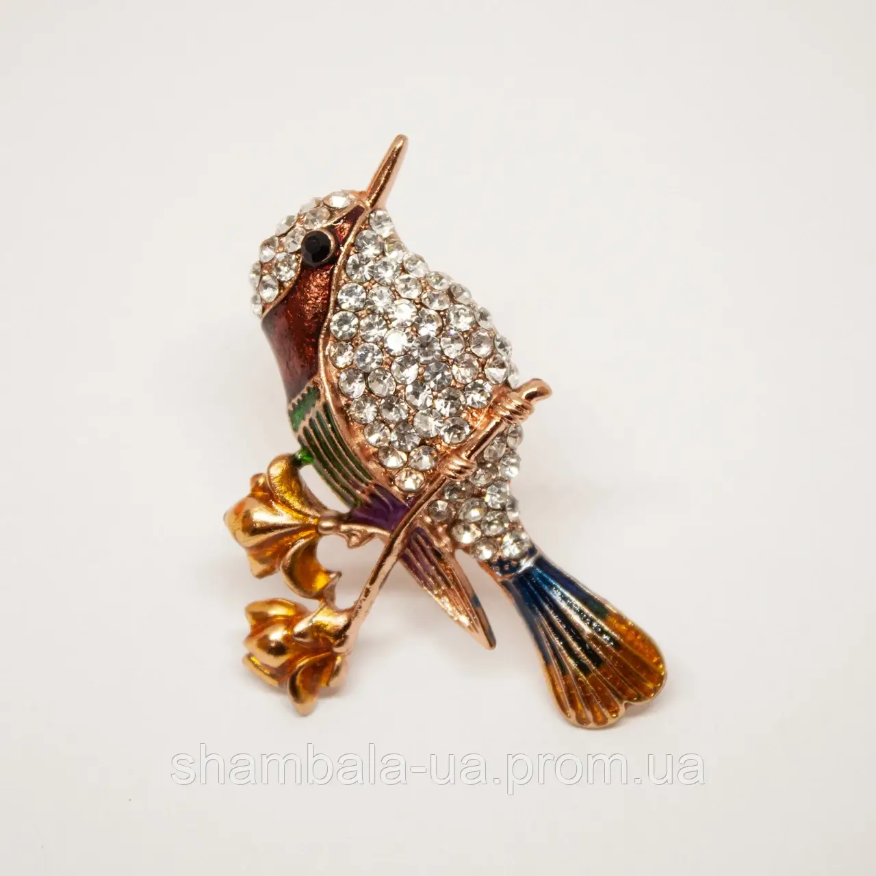 Брошка Xuping Jewelry "Соловей" (58276)
