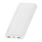 Повербанк  Baseus 10000mAh 20W PD/QC 2xUSB/Type-C Bipow Digital Display white, фото 5