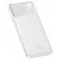 Повербанк  Baseus 10000mAh 20W PD/QC 2xUSB/Type-C Bipow Digital Display white, фото 6