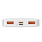 Повербанк  Baseus 10000mAh 20W PD/QC 2xUSB/Type-C Bipow Digital Display white, фото 3