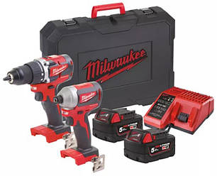 Набір інструментів MILWAUKEE M18 CBLPP2B-502C 4933464718, фото 1