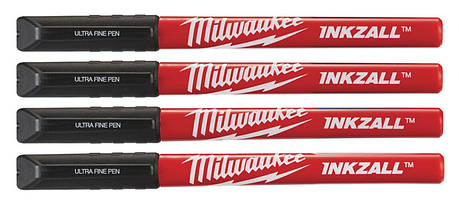 Набір ручок MILWAUKEE INKZALL Fine Tip (Чорний) тонких 48223164, фото 1