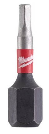 Насадка Milwaukee SHOCKWAVE Hex3 25мм (2 шт), фото 1