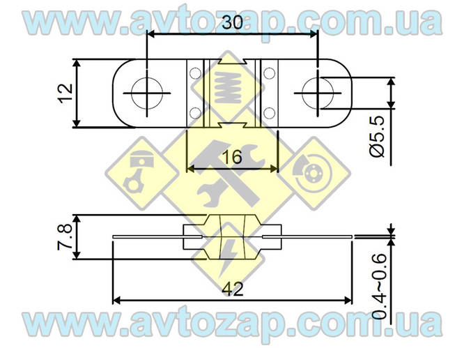 Предохранитель 60А ANS FD60 (ID#1731294376), цена: 44 ₴, купить на Prom.ua