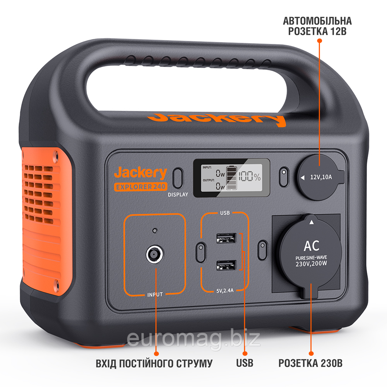 Зарядна станція універсальна Jackery Explorer 240 EU
