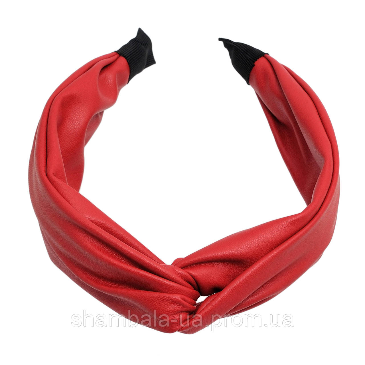Обруч для волосся "Fabric red" (061627)