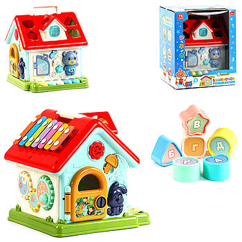 Розвиваючий будиночок "TK Group" (українське озвучення, сортер, алфавіт, пісні, цифри, ксилофон) 49682