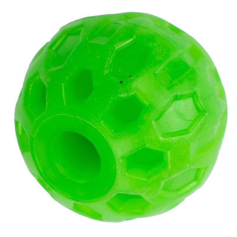 Фото - Іграшка для собаки Игрушка Мяч с отверстием для собак 6 см AGILITY, зеленый