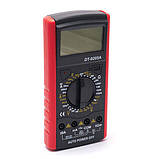 Цифровий мультиметр тестер Digital DT-9205A Червоний, фото 2