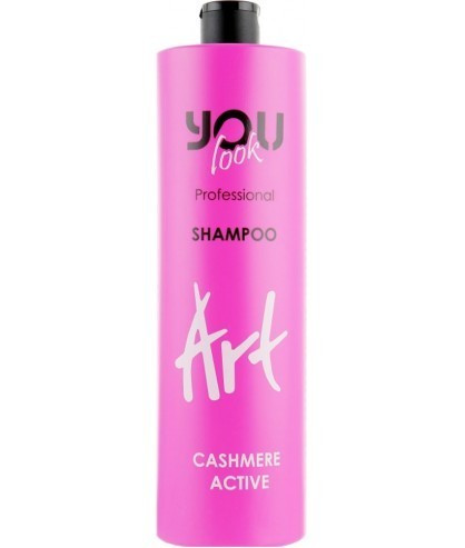 Шампунь для захисту кольору волосся з кашеміром You Look Art Cashmere Active Shampoo 1000 мл