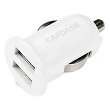 Автомобільний адаптер для телефона Capdase CA00-PG02 White (2xUSB 1A Dual USB Car Charger Pico G2 адаптер)