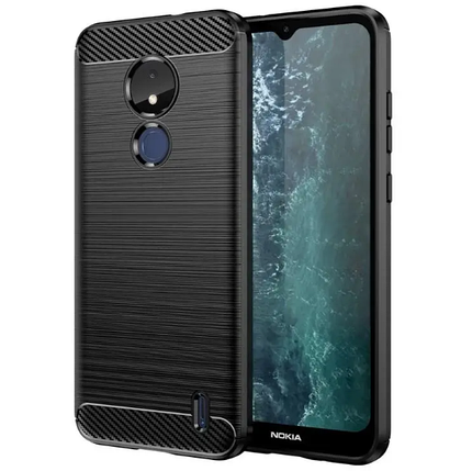 TPU чохол накладка Urban для Nokia C21 / чорний, фото 1