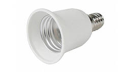 Цокольний перехідник E14 до E27 Латунь