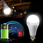 Акумуляторна лампочка 9 Вт, 3-4 години, Цоколь Е27, ARS / Аварійна LED лампа з вбудованим акумулятором, фото 7