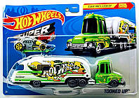 УЦЕНКА! Машинка Дальнобойщика Hot Wheels - Tooned Up - 2020 Super Rigs - GKC26