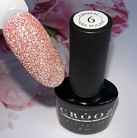 Світловідбивний гель-лак Crooz Crystal Gel No6, 8 мл