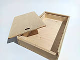 Подарункова коробка з дерева, Дерев'яна коробка, Дерев'яний бокс, фото 3