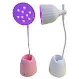 UV/LED лампа для сушіння гель лаку та гелю (на акумуляторі та USB), 28 Вт., фото 2
