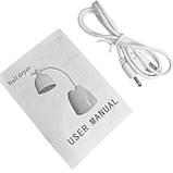UV/LED лампа для сушіння гель лаку та гелю (на акумуляторі та USB), 28 Вт., фото 5