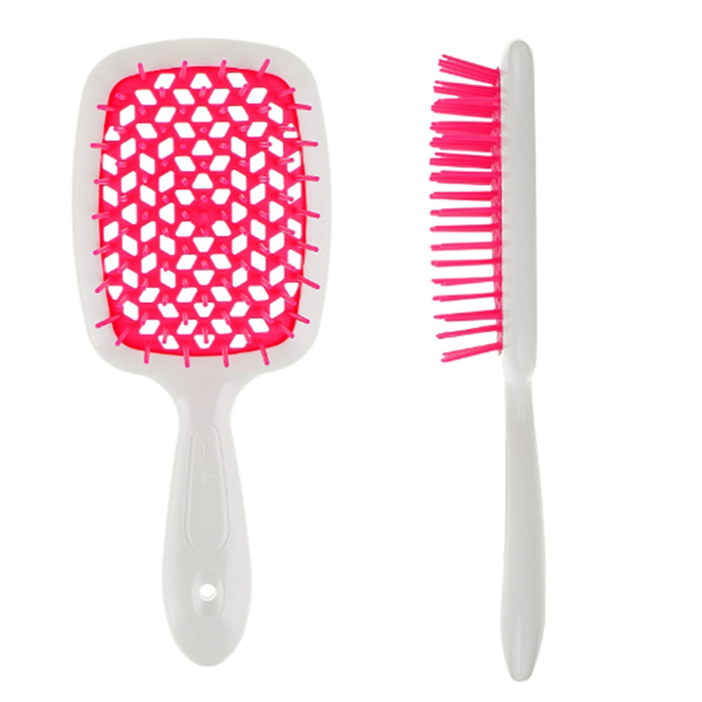 Щітка Janeke Superbrush біла (малина серединка)