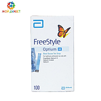 Тест полоски FreeStyle Optium H 100 шт.