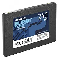 SSD диск Patriot Burst Elite (PBE240GS25SSDR) Black 240GB