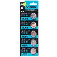 Батарейка таблетка Videx CR2025 5003LC DL2025, литий, 5 шт