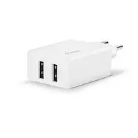 Адаптер питания для телефона Ttec 2SCS21B White (SmartCharger DUO 2хUSB 2.4А/12Вт )