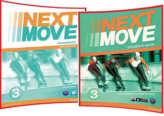 Next Move 3. Student's+Workbook. Комплект книг з англійської мови. Підручник+Зошит. Pearson