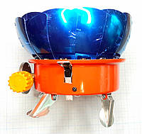 Плита газовая, туристическая, бытовая, карманная, универсальная Kovar K-203 с пъезорозжигом