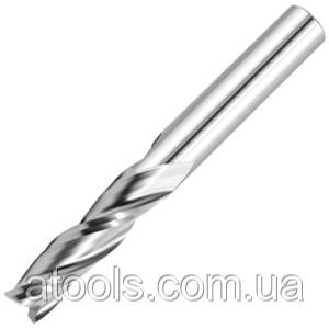Фреза для ЧПУ плоска спіральна - D12 d12 L80 h40 - 3 зуба