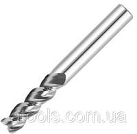 Фреза для ЧПУ спиральная плоская для мягких металов - D10 d10 L50 h20 - 3 зуб