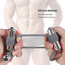 КІЛЬЦЕ ЕРЕКЦІЙНЕ "Triple bullet cock ring", фото 3