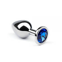 Анальна пробка, Silver Sapphire, L