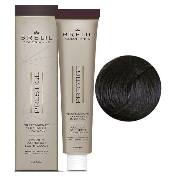 Brelil Colorianne Prestige Крем-фарба для волосся 3/00 Темно коричневий, натуральний