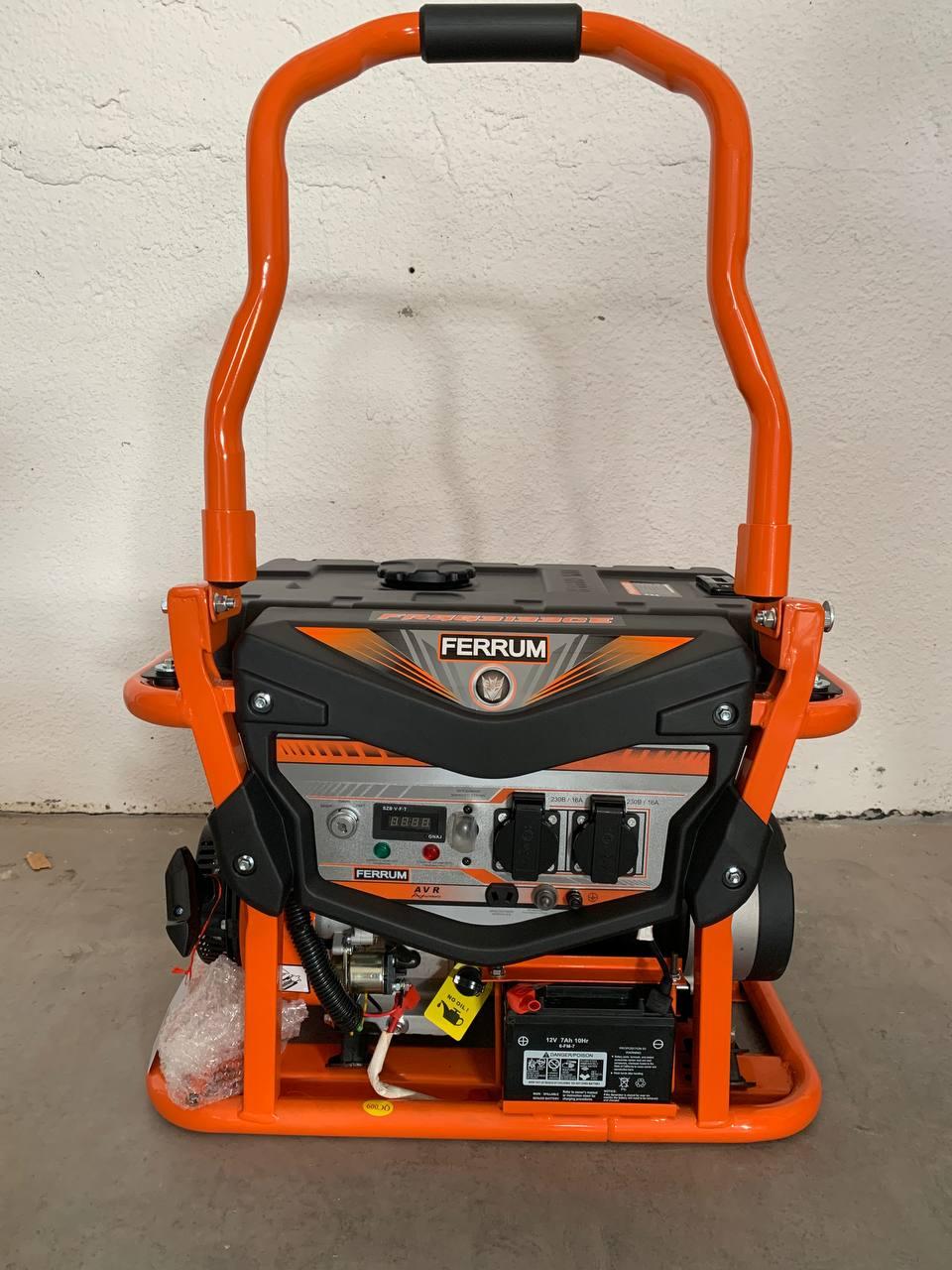 Бензиновий генератор FERRUM FRGG3133СE: 3.1KW/3.3KW (Електричний стартер)