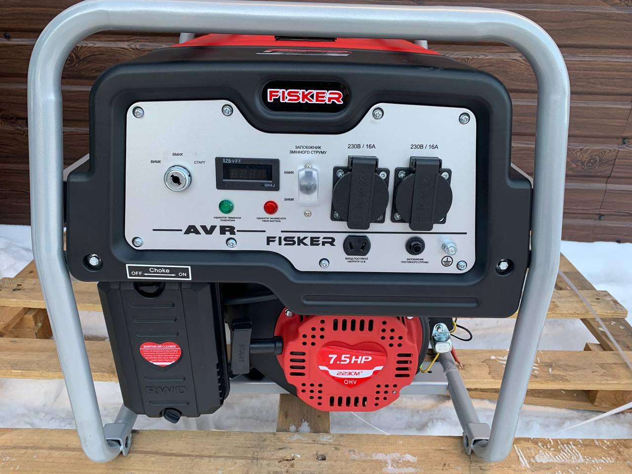Бензиновий генератор FISKER FSGG3436CE: 3.4KW/3.6KW (Електричний стартер)
