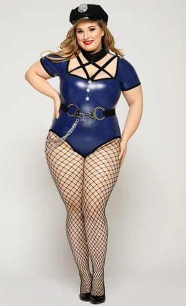 Костюм суворої поліцейської Amanda XL/XXL