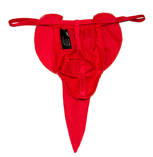 Чоловічі стрінги Слонік S/M Red, фото 3