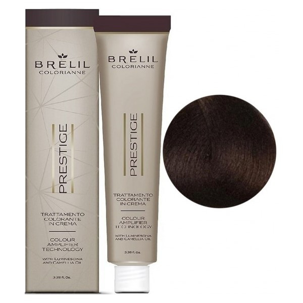 Brelil Colorianne Prestige Крем-фарба для волосся 6/38 Темний блондин шоколадно-горіховий