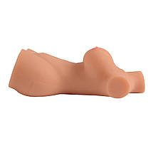 Мастурбатор-торс Busty Lady Solid Silicone Sexy Doll вагіна-анус без вібрації, фото 6